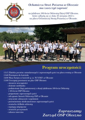 100-lecia Orkiestry Dętej OSP Oleszno
